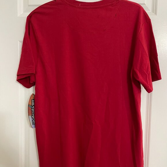 Quiksilver Everyday Pocket Red Women T-Shirt M - Picture 6 of 8